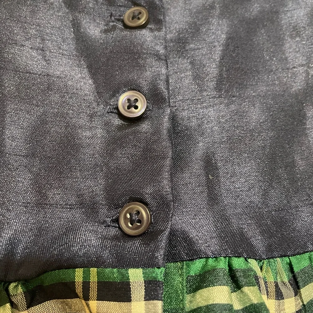 🦚3/$15🦚Gymboree Plaid Green Dress Size18-24Months